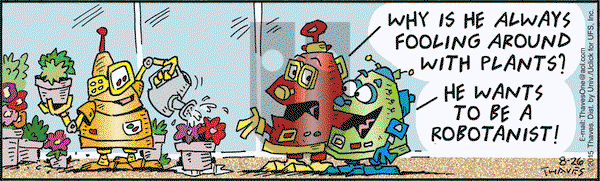 Frank and Ernest on Wednesday August 26, 2015 Comic Strip