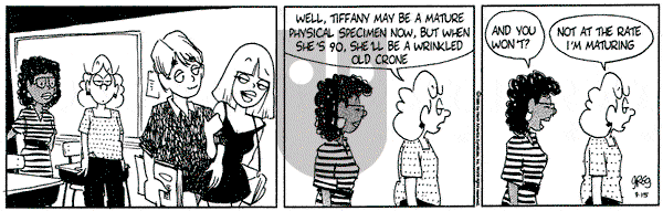 Luann on Friday September 15, 1995 Comic Strip