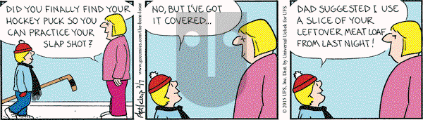 The Born Loser on Saturday February 7, 2015 Comic Strip