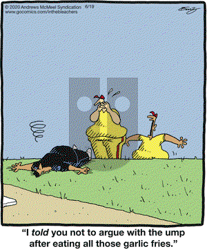 In the Bleachers on Friday June 19, 2020 Comic Strip
