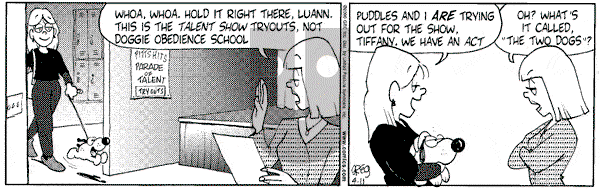 Luann on Tuesday April 11, 2000 Comic Strip
