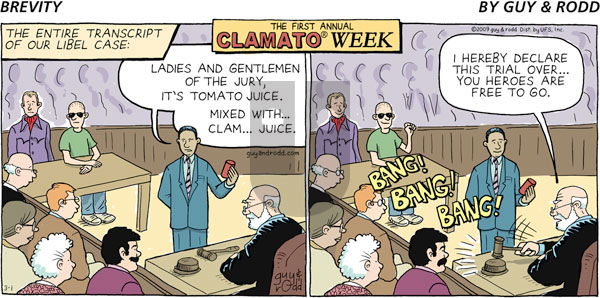 Brevity on Sunday March 1, 2009 Comic Strip