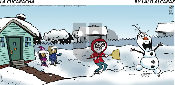 La Cucaracha on Sunday January 14, 2018 Comic Strip