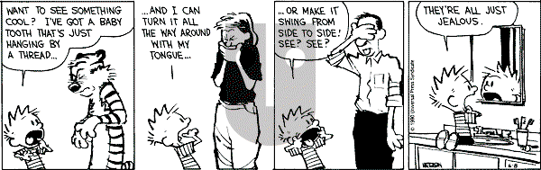 Calvin and Hobbes - Friday June 8, 1990 Comic Strip