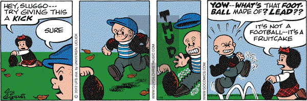 Nancy on Thursday January 19, 2012 Comic Strip