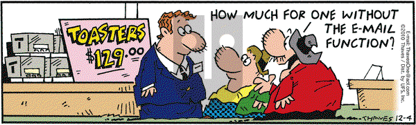 Frank and Ernest on Saturday December 4, 2010 Comic Strip