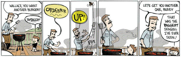 Wallace the Brave on Wednesday April 6, 2016 Comic Strip