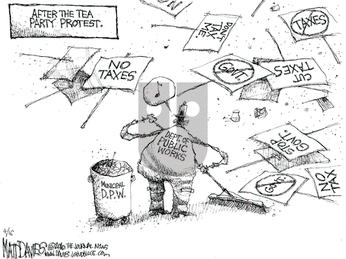 Matt Davies - Friday April 16, 2010 Comic Strip
