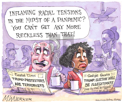 Matt Wuerker on Friday September 4, 2020 Comic Strip