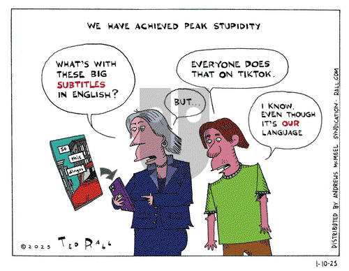 Ted Rall on Friday January 10, 2025 Comic Strip