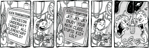 Lio on Wednesday November 28, 2018 Comic Strip
