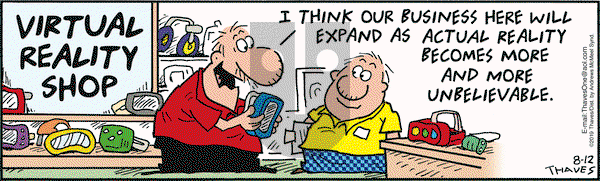 Frank and Ernest on Monday August 12, 2019 Comic Strip
