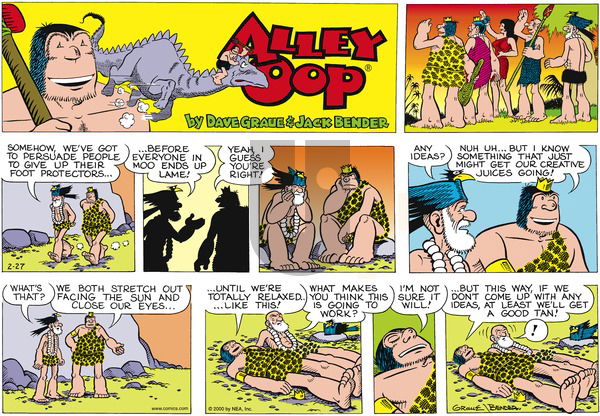 Alley Oop on Friday April 21, 2000 Comic Strip