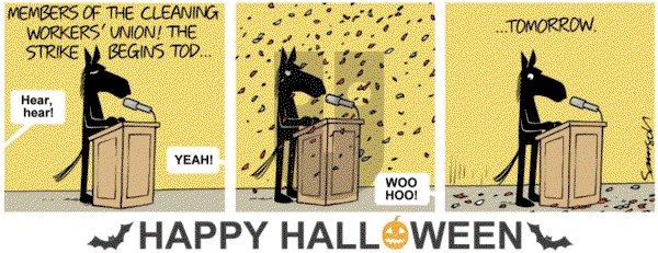 Dark Side of the Horse on Wednesday October 31, 2012 Comic Strip