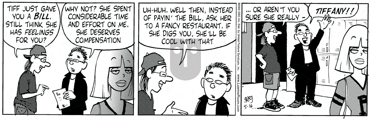 Luann - Thursday May 16, 2002 Comic Strip