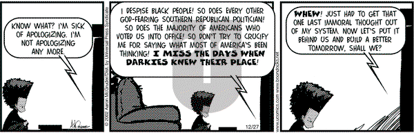 The Boondocks on Wednesday January 15, 2003 Comic Strip