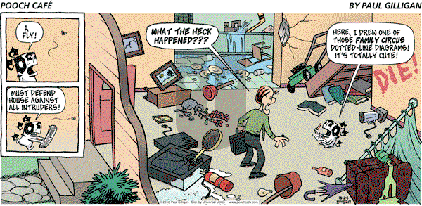 Pooch Cafe on Sunday October 24, 2010 Comic Strip
