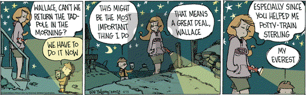 Wallace the Brave on Wednesday April 15, 2020 Comic Strip