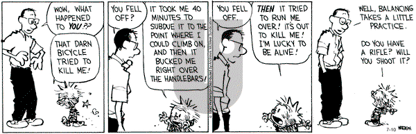 Calvin and Hobbes - Friday July 10, 2020 Comic Strip