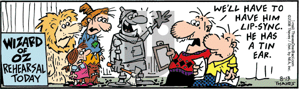 Frank and Ernest - Wednesday August 13, 2008 Comic Strip