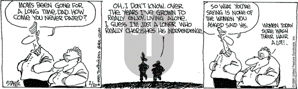 The Buckets - Tuesday February 20, 1996 Comic Strip