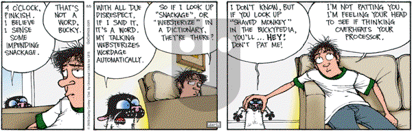 Get Fuzzy on Friday August 5, 2011 Comic Strip