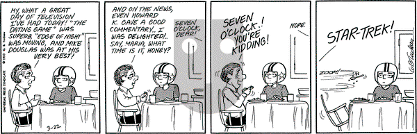 Doonesbury on Thursday March 22, 1973 Comic Strip