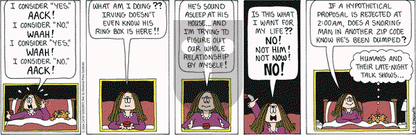 Cathy Classics on Wednesday February 11, 2004 Comic Strip