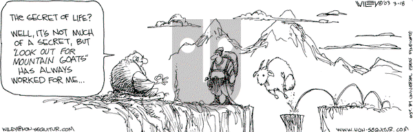 Non Sequitur on Tuesday March 18, 2003 Comic Strip