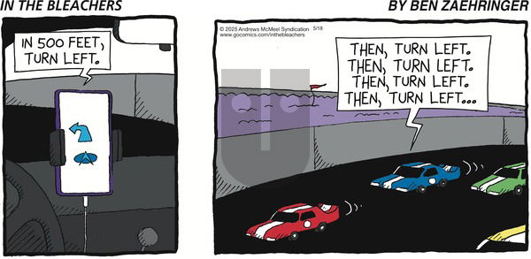 In the Bleachers on Sunday May 18, 2025 Comic Strip