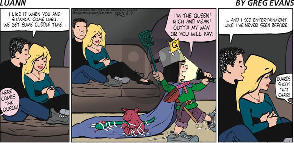 Luann - Sunday March 9, 2014 Comic Strip