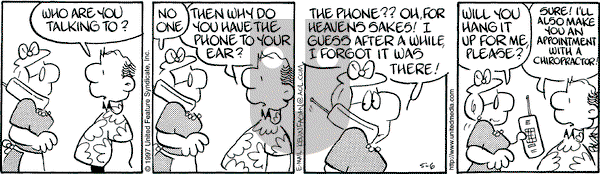 Drabble on Tuesday May 6, 1997 Comic Strip