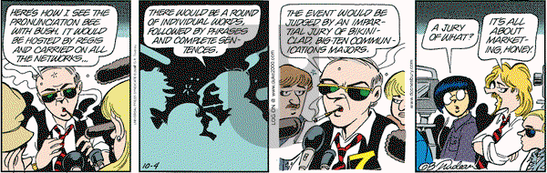 Doonesbury on Wednesday October 4, 2000 Comic Strip