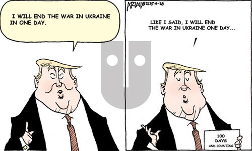 Robert Ariail - Monday April 28, 2025 Comic Strip