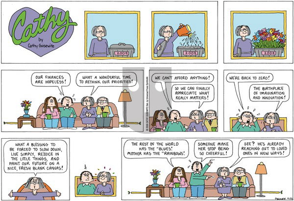 Cathy Classics on Sunday April 26, 2009 Comic Strip