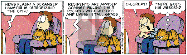 Garfield on Friday April 12, 2002 Comic Strip