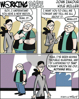 Working Daze on Thursday December 14, 2006 Comic Strip
