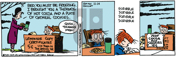 Red and Rover on Wednesday November 14, 2001 Comic Strip