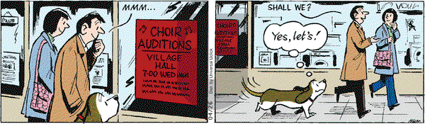Fred Basset on Monday April 26, 2010 Comic Strip