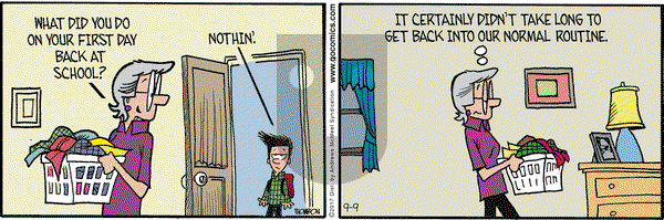 Grand Avenue on Saturday September 9, 2017 Comic Strip