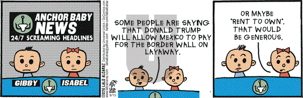 La Cucaracha on Thursday September 15, 2016 Comic Strip