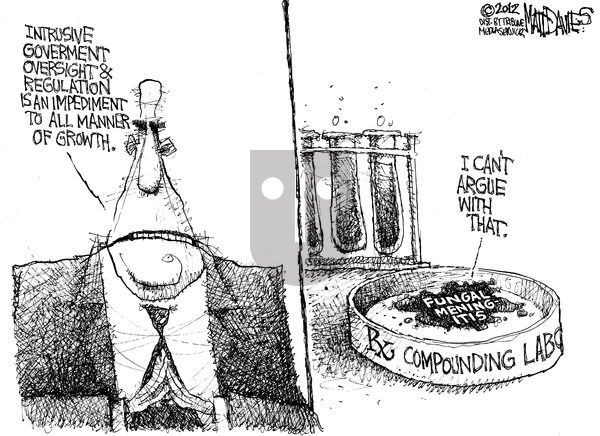 Matt Davies on Sunday October 21, 2012 Comic Strip