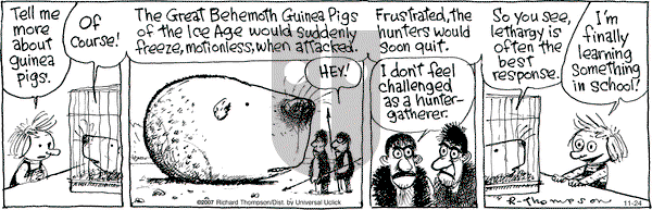 Cul de Sac on Saturday November 24, 2012 Comic Strip
