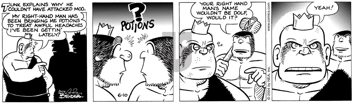 Alley Oop - Thursday June 10, 2004 Comic Strip