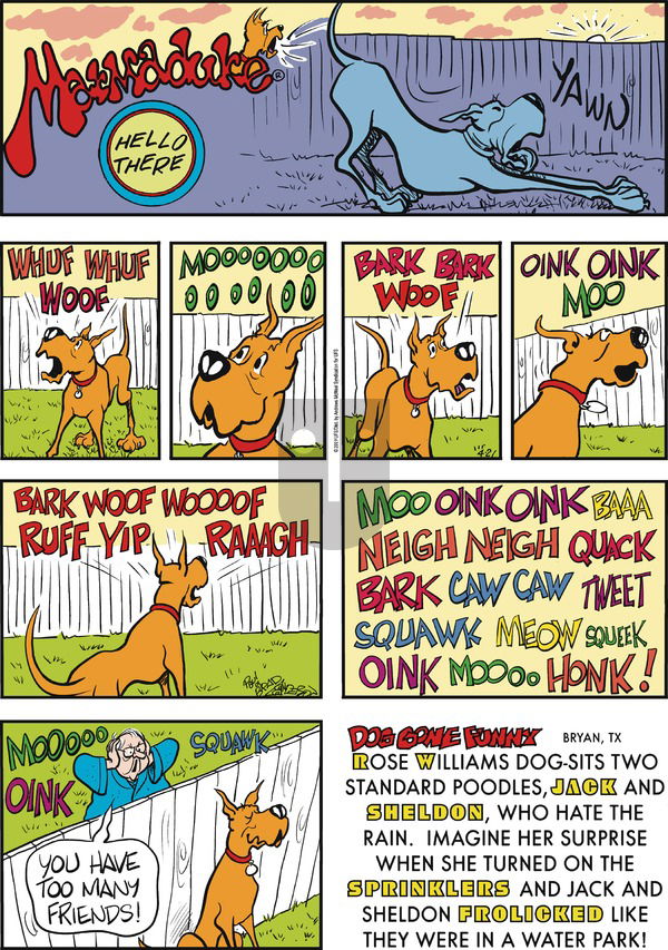 Marmaduke on Sunday April 21, 2019 Comic Strip