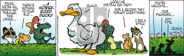 Over the Hedge on Tuesday April 28, 2020 Comic Strip