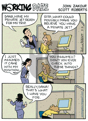 Working Daze on Monday March 2, 2009 Comic Strip