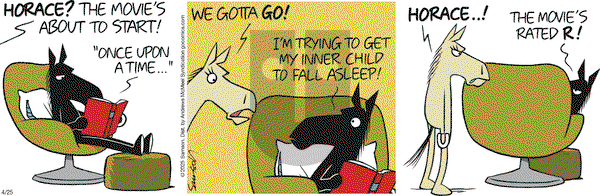 Dark Side of the Horse on Friday April 25, 2025 Comic Strip