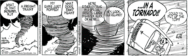 Over the Hedge on Wednesday July 23, 1997 Comic Strip