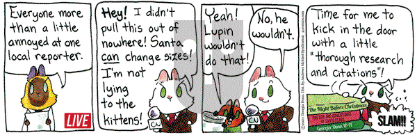 Breaking Cat News - Monday December 11, 2023 Comic Strip